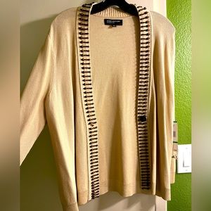 NWT Rayon Cardi w/ beaded detail hem